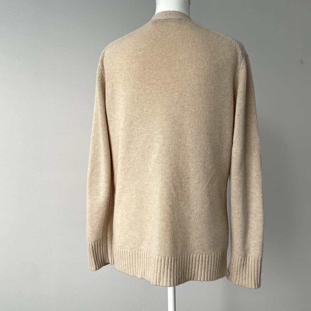 Jenni Kayne Everyday Cardigan Oatmeal Wool Cashmere Small - Picture 3 of 15